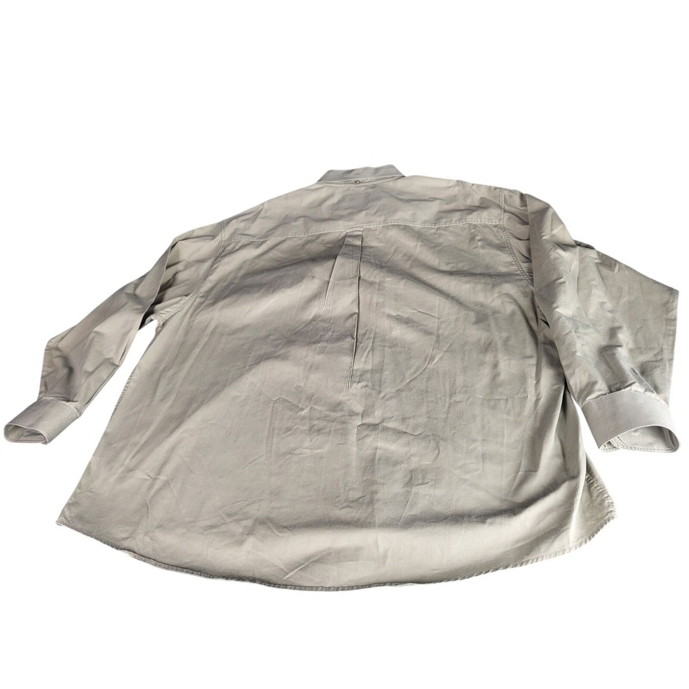 Cato‎ James Western Shirts Men 3XL Beige Plaid Trim Cotton Button Down Lot Of 2 - Picture 3 of 10